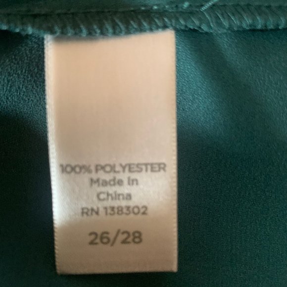 NWT AVENUE LONG SLEEVE SPREAD COLLAR PLEATED BACK BUTTON FRONT BLOUSE 18/20 - Picture 9 of 9